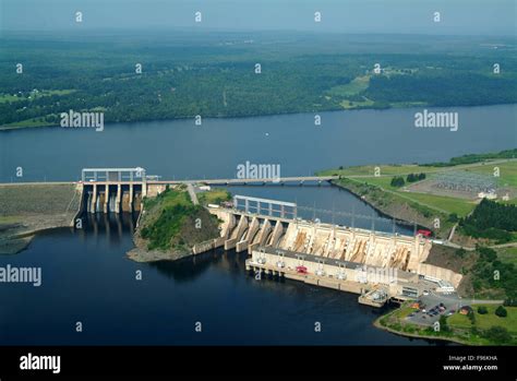 Mactaquac Dam Mactaquac New Brunswick Stock Photo Alamy