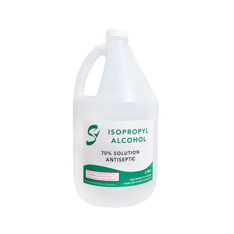 S 70 Isopropyl Alcohol 1 Gallon 378l Fda Approved Horaios