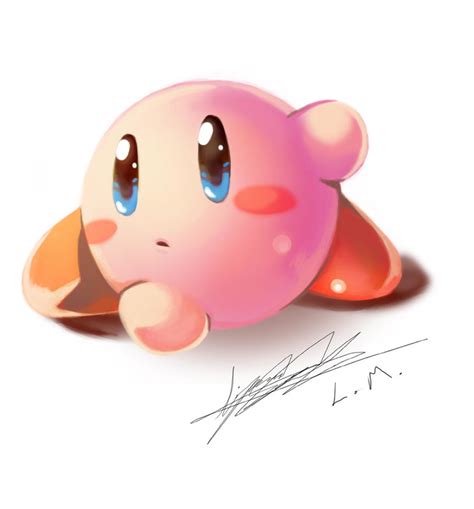 A Kirby Doodle By Lunarmew On Deviantart