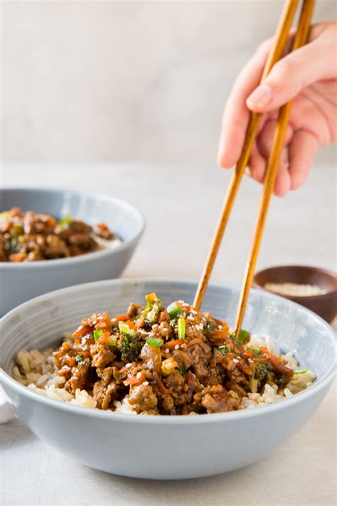 Diabetics can find many good lean beef recipes on the internet. Teriyaki Turkey Rice Bowl | Recipe | Ground turkey recipes ...