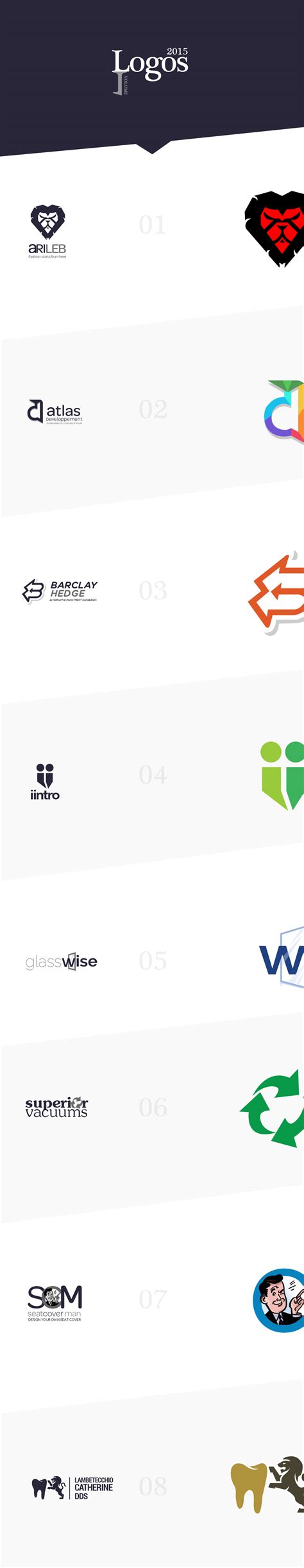 Logo Portfolio Simple Presentation 2015 Vol 1 On Behance