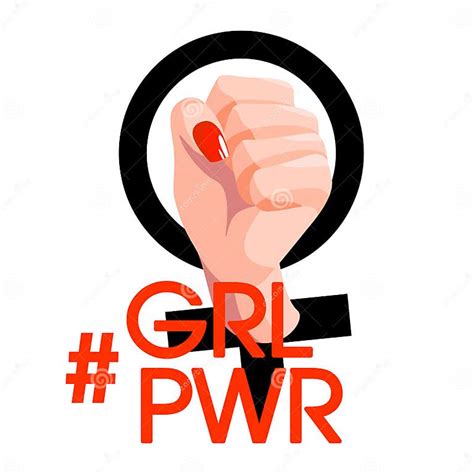 Women Resist The Symbol Female Gender Symbol Raised Feminism Fist