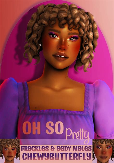 Chewybutterfly Creating Sims 4 Content Patreon Freckles Sims 4 Sims