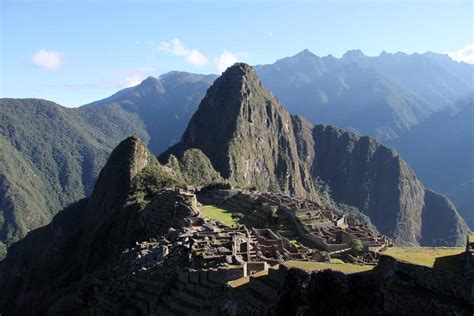 Sunrise Over Perus Machu Picchu And A Flying Bouquet