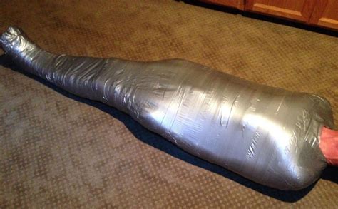 jummymummygirl on twitter i would wrap him that way too 😈 duct tape mummification is the best