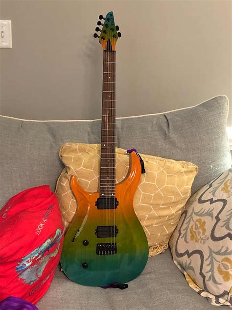 Kiesel Crescent 2018 Tri Fade Orange Green Blue Reverb