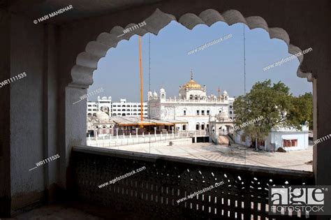 Sikhism Gurudwara Hazur Sahib Sachkhand Nanded Maharashtra India Stock