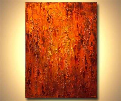 Orange Abstract Painting At Explore Collection Of