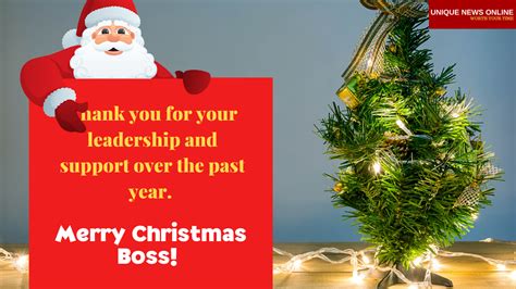 Merry Christmas Wishes For Boss Greetings Messages Quotes For Your Boss