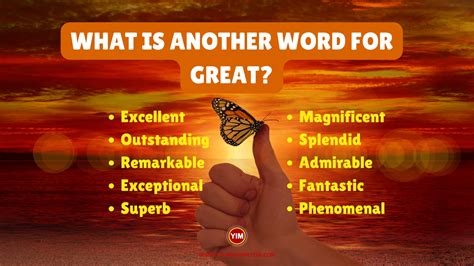 What Is Another Word For Great Sentences Antonyms And Synonyms For