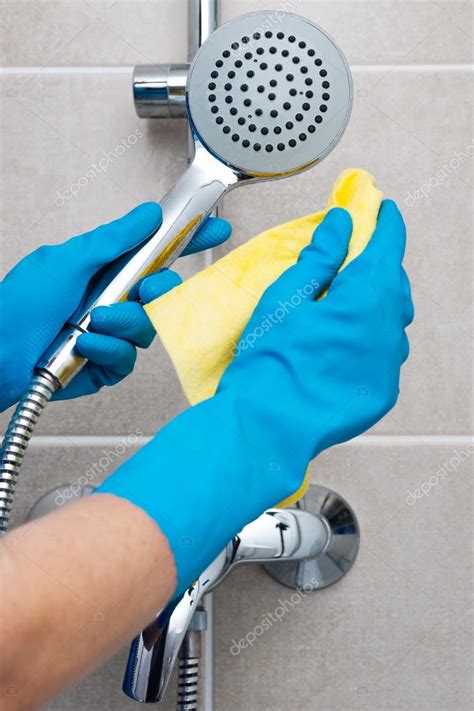 Cleaning Bathroom — Stock Photo © Alexraths 51407159