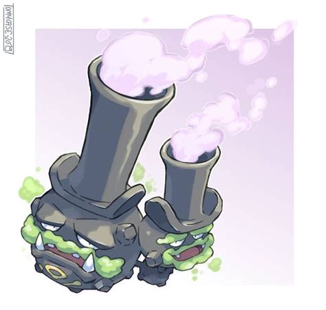 Galarian weezing has a variety of moves, which, thanks to its type change, are quite different to a typical weezing Galarian Weezing by Tomycase on DeviantArt | Pokemon ...