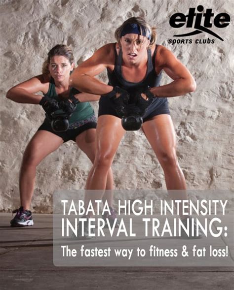 Tabata High Intensity Interval Training The Fastest Way To Fitness And Fat Loss Elite Sports Clubs