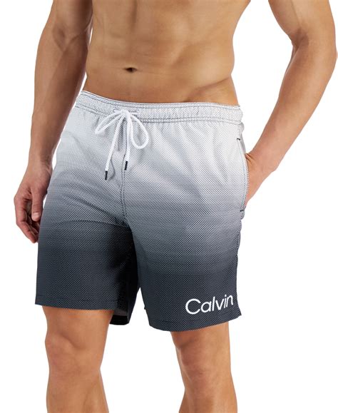 Calvin Klein Mens 7 Gradient Dot Swim Shorts Created For Macys In