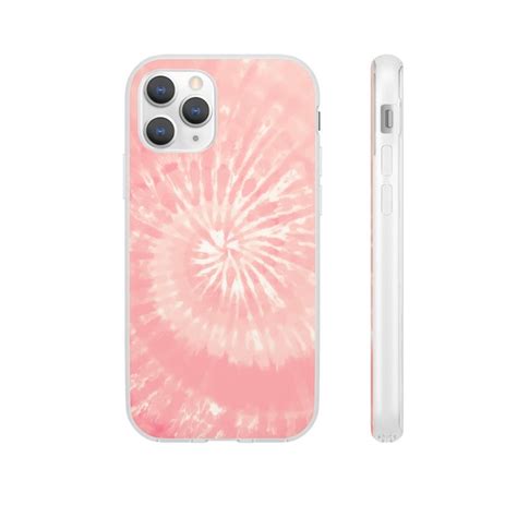 Peach Pink Tie Dye Phone Case Just Peachy Iphone 11 Phone Etsy
