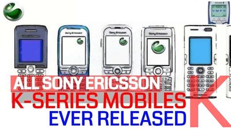 Every Sony Ericsson K Series Mobile Phone Ever Released 2004 2008