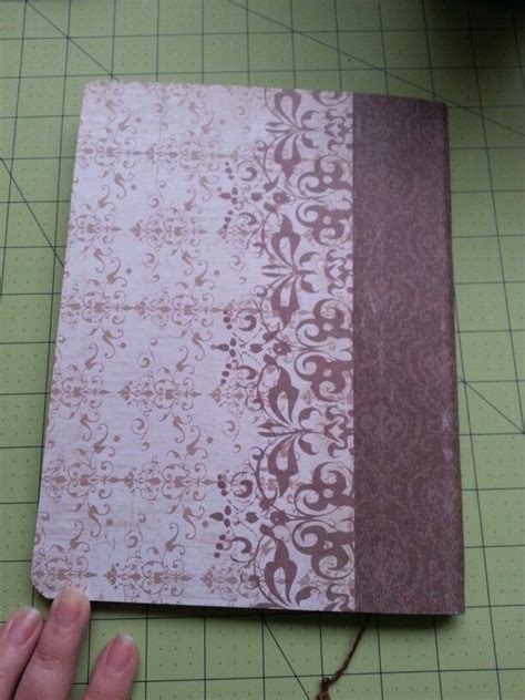 Altered Composition Book Back Cover Book Cover Diy Fabric Book Covers