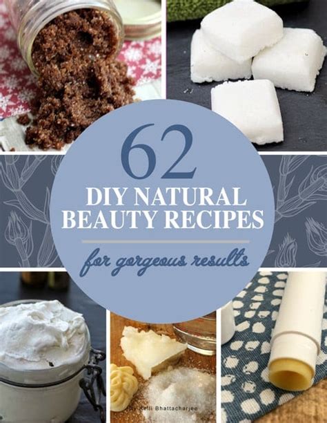 Supplies For 62 Diy Natural Beauty Recipes Ebook