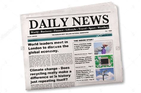 Titles & links to many inspiring stories. 18+ Newspaper Templates - Free Sample, Example, Format ...