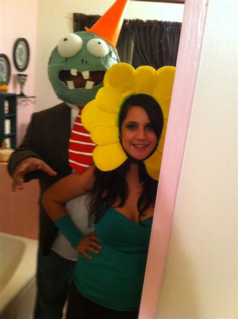 Plants Vs Zombies Easy Costumes Sunflower Used Felt For The Petals And