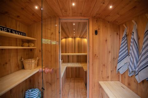 Heartwood Sauna And Changing Room Sauna Outdoor Sauna Bespoke Design