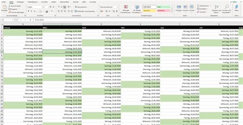 Microsoft Excel So Baust Du Dir Deinen Eigenen Kalender Wiresoft