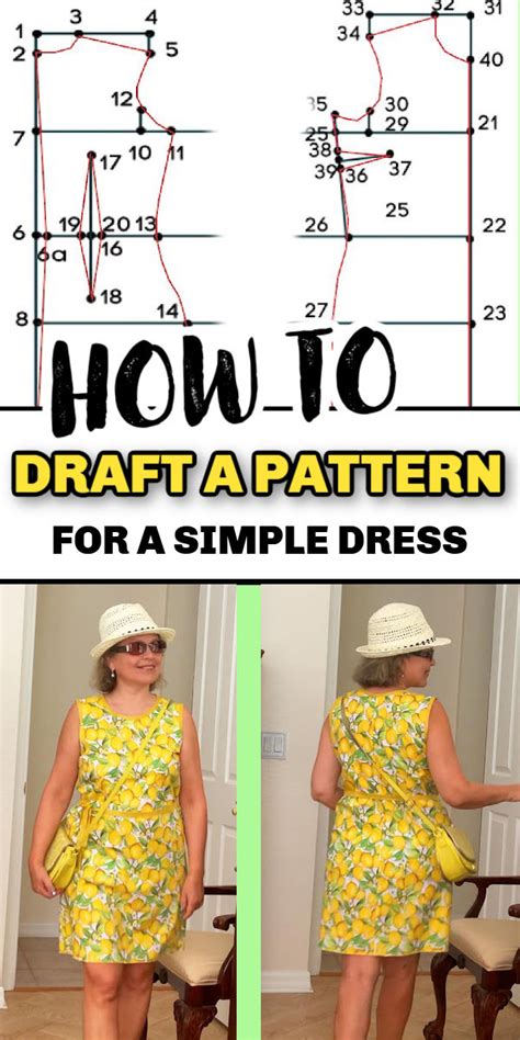 How To Draft A Pattern For A Simple Dress With Your Own Measurements