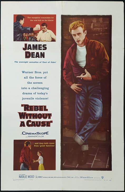REBEL WITHOUT A CAUSE Original Release US One Sheet Picture