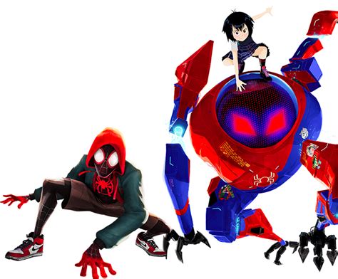 Download The Spider Man Picture Into Spider Verse Hq Png Image Freepngimg