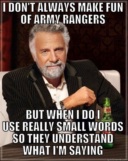 Army Rangers Quickmeme