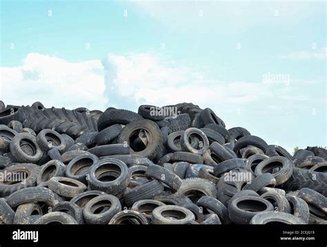 Industrial Landfill For The Processing Of Waste Tires And Rubber Tyres