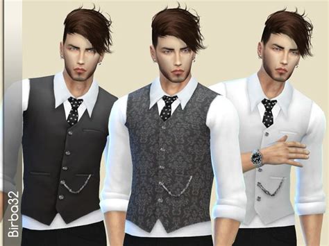 The Sims Resource Wild West Gilet By Birba32 • Sims 4 Downloads Sims
