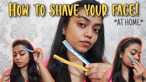 How To Shave Your Face At Home Painless Remove Facial Hair
