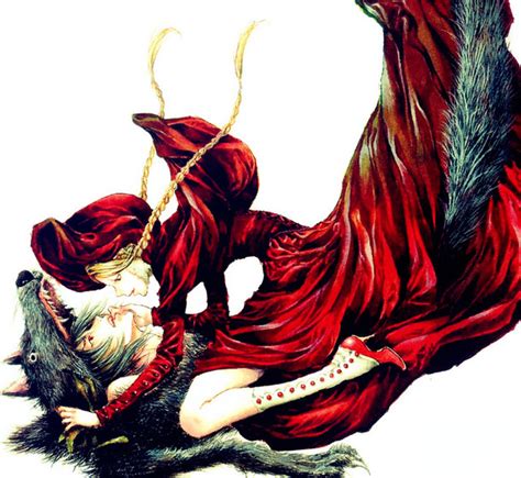Couple Draw Red Riding Hood Wolf Image 400572 On
