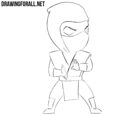 5 Chibi Sub Zero Drawing