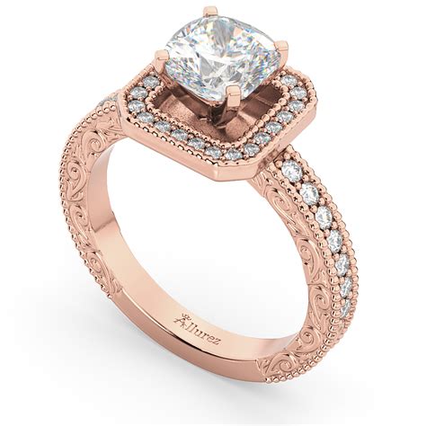 We did not find results for: Milgrain Square Halo Diamond Engagement Ring 14kt Rose Gold 0.32ct. - U3244