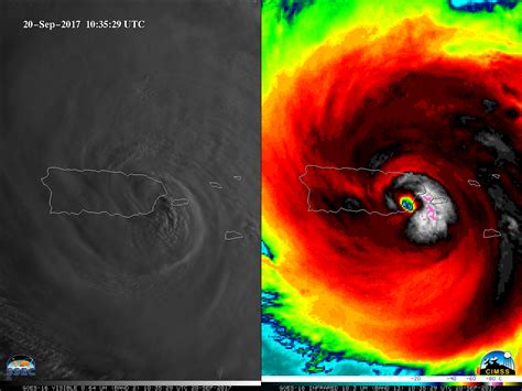 Hurricane Maria Makes Landfall In Puerto Rico Cimss Satellite Blog