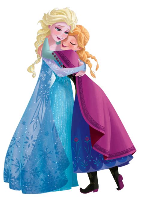 Anna hugging elsa as she glances at kristoff. Transparent Elsa and Anna - Frozen Photo (38684261) - Fanpop