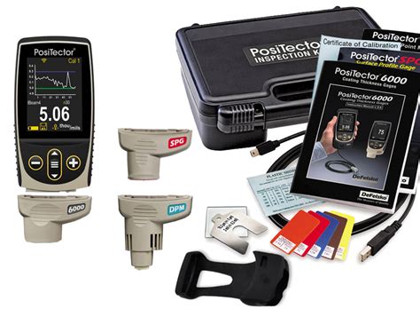 Defelsko Kitft3 Positector Inspection Kit With Advanced Gage Body 6000