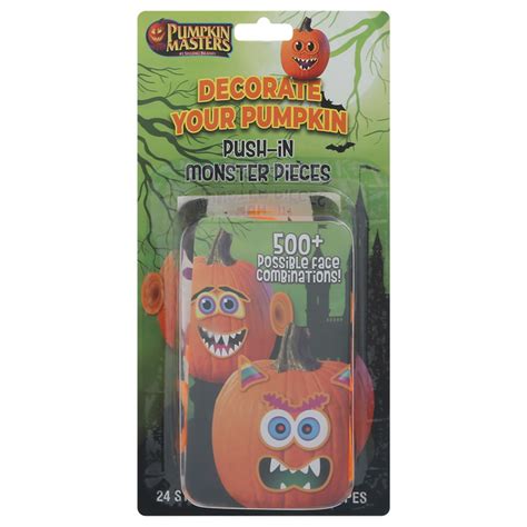 Save On Pumpkin Masters Decorate Your Pumpkin Push In Monster Pieces