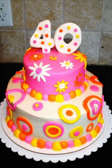 40 Birthday Cake Decorations 40th Birthday Cake Ideas And