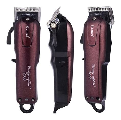 Máquina De Corta Cabelo Kemei 2600 Profissional Frete Gratis Mercado