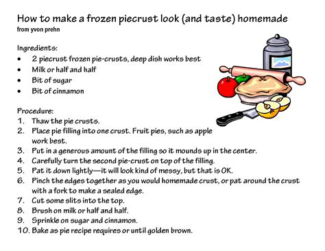 14 apple pie recipes to bake up this fall. Member's Downloads of Apple Pie with options Recipe Cards | Effective Church Communications
