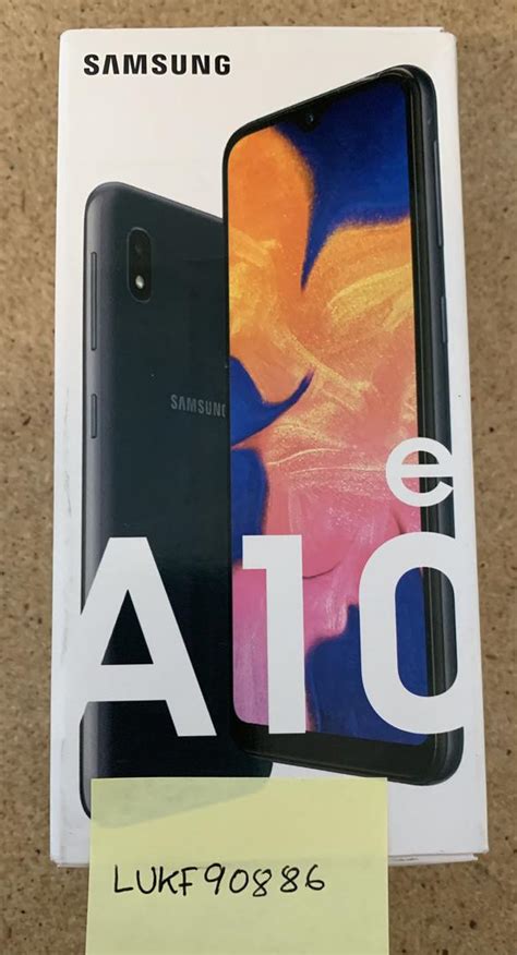 Samsung Galaxy A10e Verizon Black 32gb 2gb Sm A102u Lukf90886