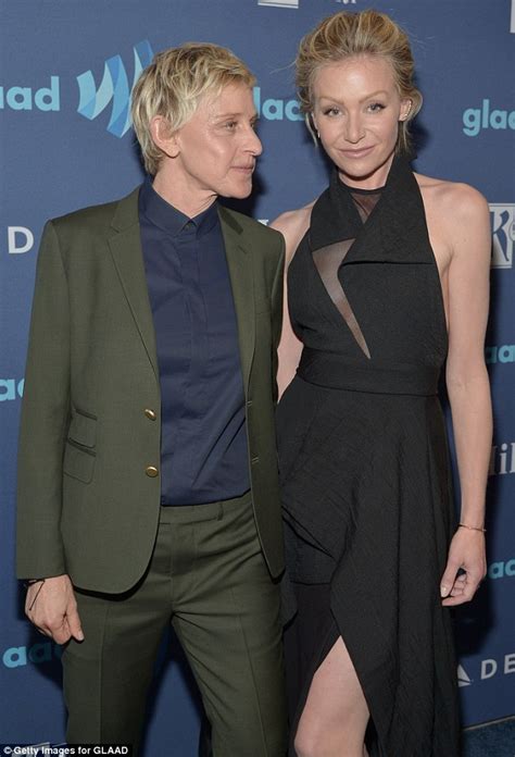 Ellen Degeneres And Wife Portia De Rossi Attend Glaad Awards Daily