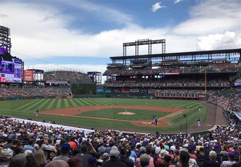 Coors Field Seating Chart With Seat Numbers Elcho Table