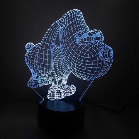 The colors can also be stationary (so don't worry if you don't want it to. Doggie Design 3d LED Lamp
