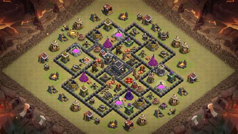 These layouts can defend against ground and air combinations. Clash of Clans Town Hall 9 TH9 DEFENSE base 2018 August