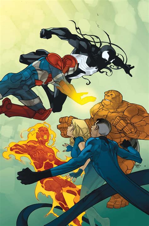 The Fantastic Four Vs The Dark Avengers Marvel Characters Art