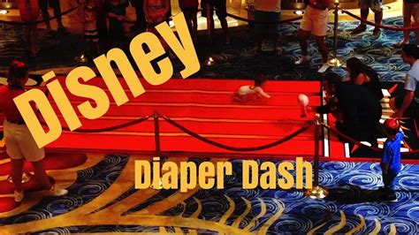 Diaper Dash On Disney Cruise Youtube